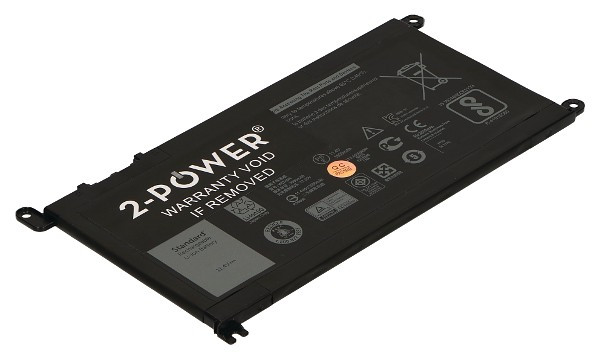 2-Power náhradné batérie pre Dell 451-BBVN Battery 3 článková 11,4V 3500mAh