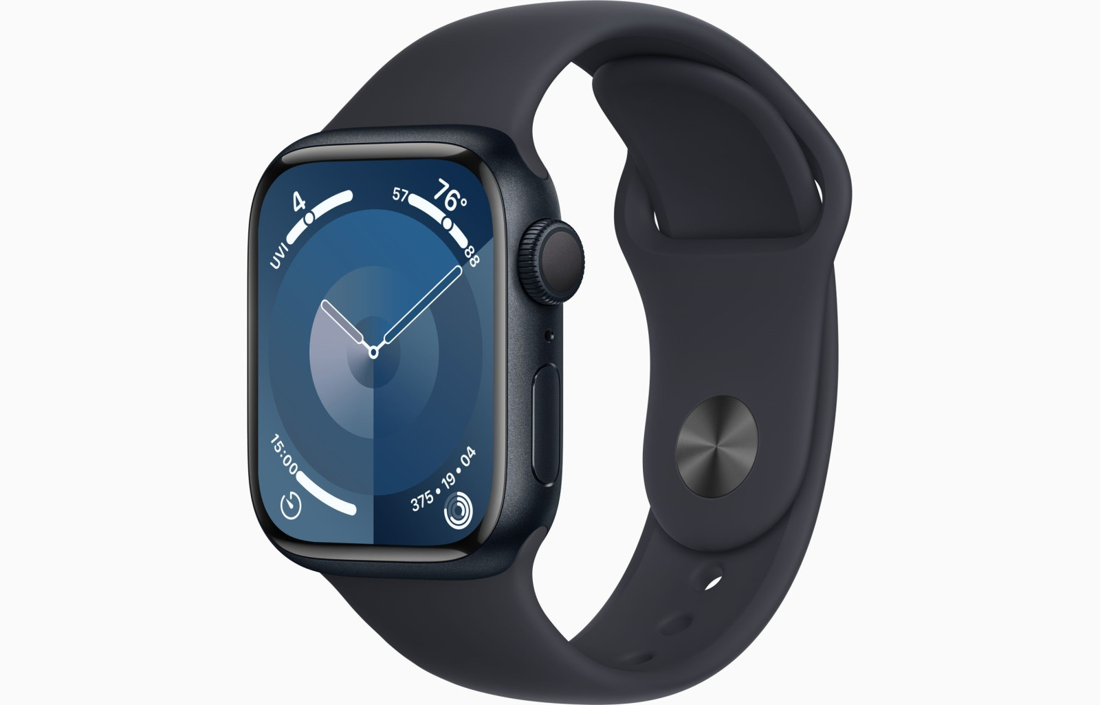 Apple Watch S9/45mm/Midnight/Sport Band/Midnight/-S/M