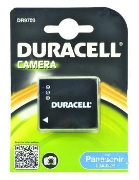 DURACELL Batéria - DR9709 pre Panasonic DMC-FS1, čierna, 1050 mAh, 3.7V