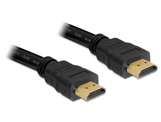 Delock Kábel High Speed HDMI with Ethernet – HDMI A samec > HDMI A samec 15 m