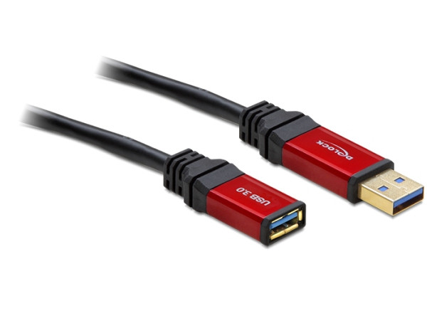 Delock predlžovací kábel USB 3.0-A samec / samica 2m Premium