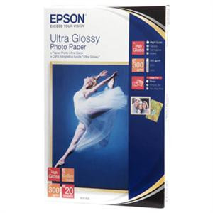 EPSON Ultra Glossy Photo Paper 10x15,300g (20listov)