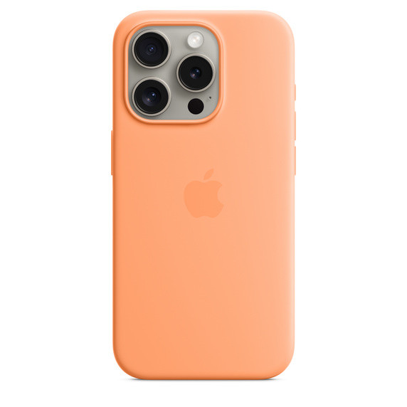 iPhone 15 Pre Silicone Case with MS - Oran.Sorbet