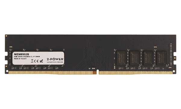 2-Power 4GB PC4-19200U 2400MHz DDR4 CL17 Non-ECC DIMM 1Rx8 ( DOŽIVOTNÁ ZÁRUKA )