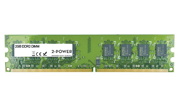 2-Power 2GB MultiSpeed 533/667/800 MHz DDR2 Non-ECC DIMM 2Rx8 ( DOŽIVOTNÁ ZÁRUKA )