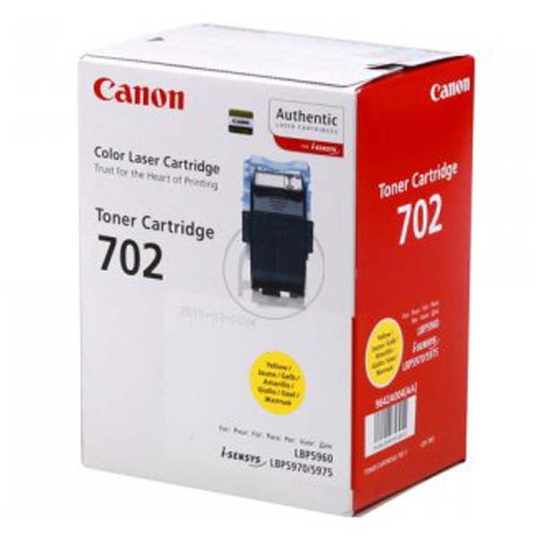 Canon CRG-702 Y - originálny toner, žltý, 10000 strán