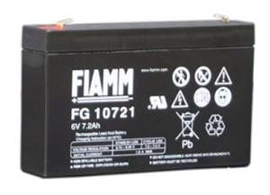 Fiamm olovená batéria FG10721 6V/7,2Ah