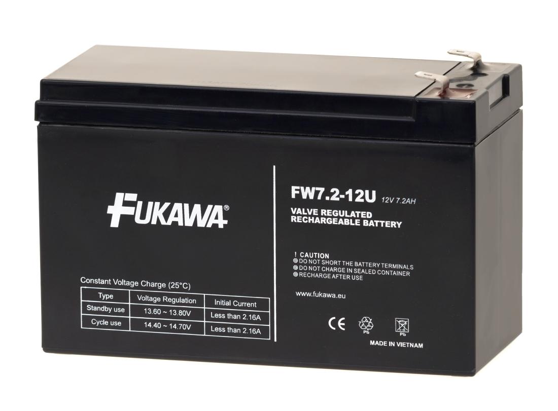 Fotografia produktu: Akumulátor FUKAWA FW 7.2-12 F2U (12V 7,2Ah/7Ah)