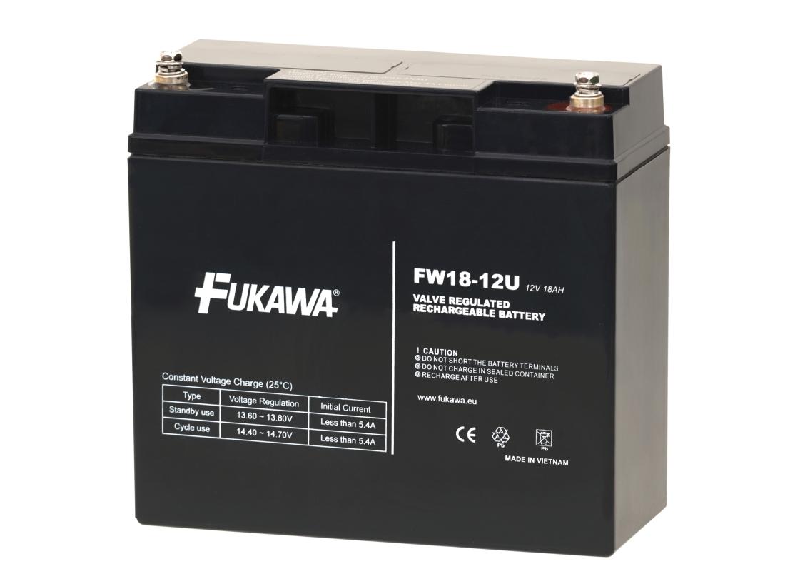 Fotografia produktu: Akumulátor FUKAWA FW 18-12U (12V 18Ah)