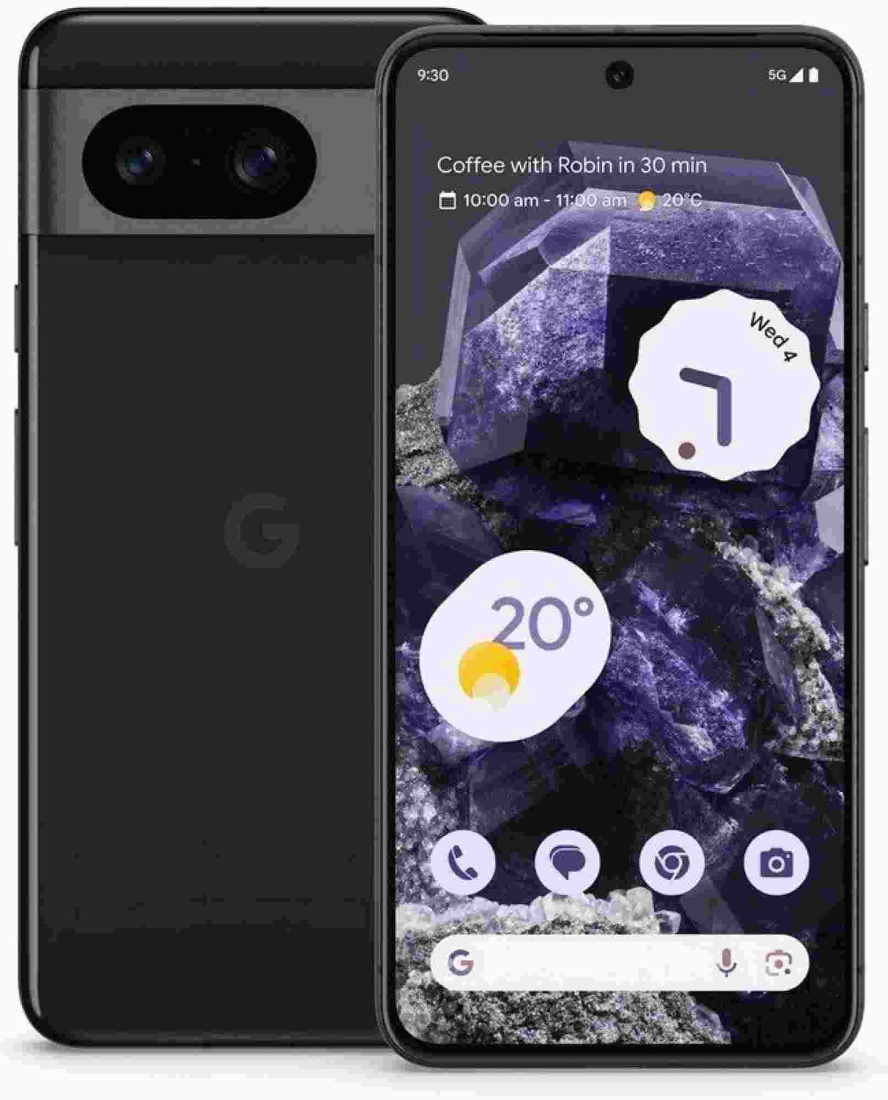 Google Pixel 8 5G, 8/128GB, EÚ, čierna