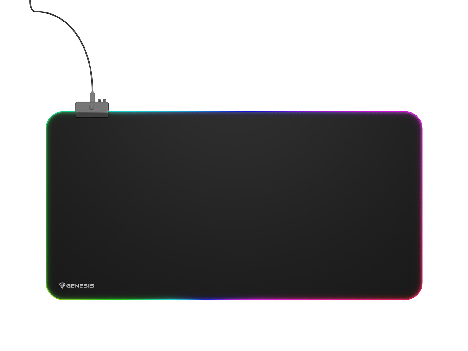 Herná podložka pod myš s RGB podsvietením Genesis BORON 500 XXL, 800x400mm