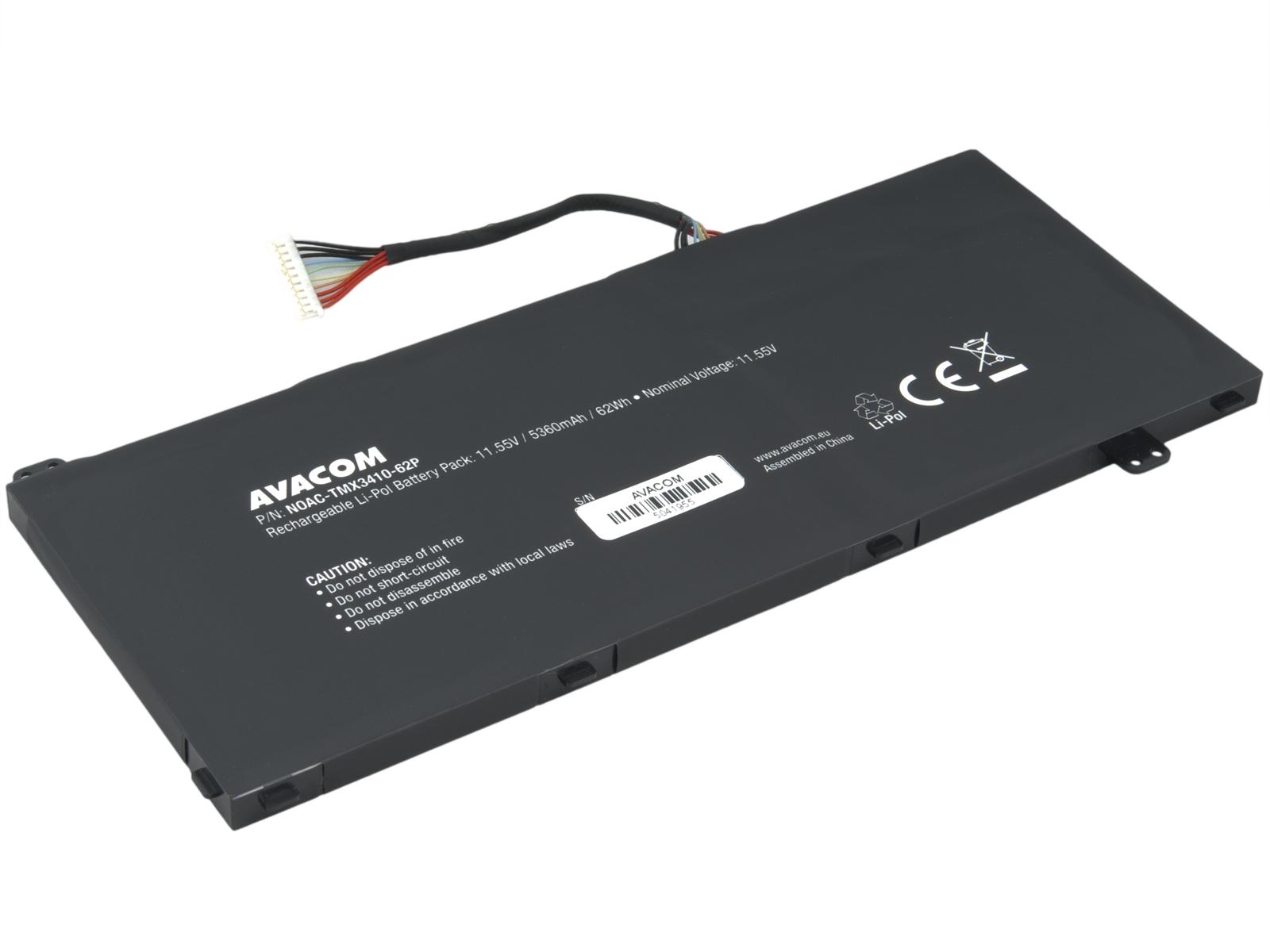 Fotografia produktu: Batéria AVACOM pre Acer TravelMate X3, Aspire A5 514 Li-Pol 11,55 V 5360mAh 62Wh