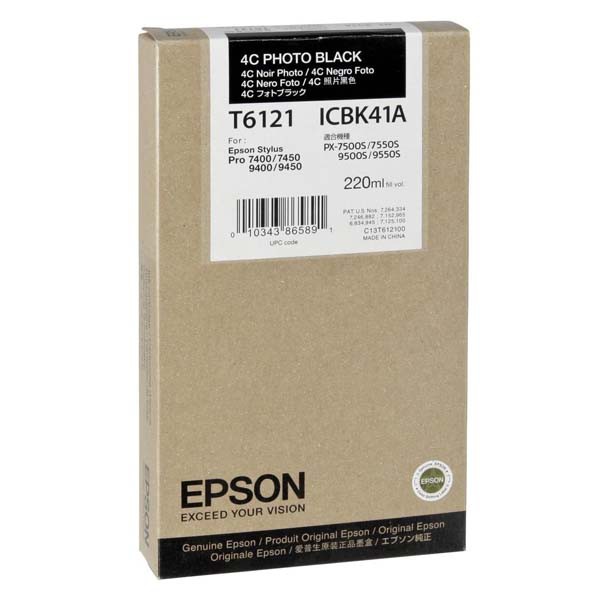 EPSON T6121 (C13T612100) - originálny