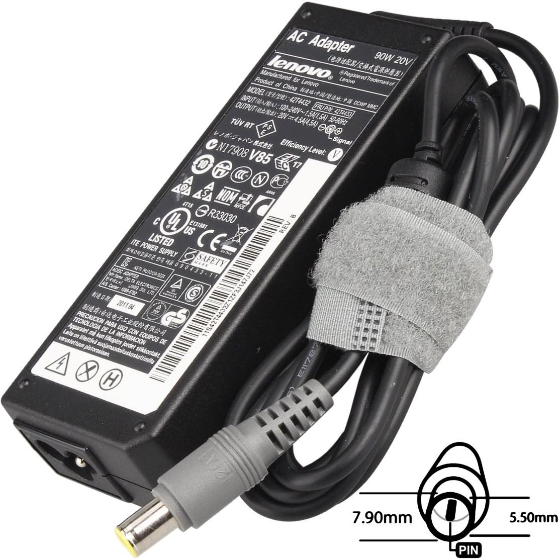 Fotografia produktu: Napájací adaptér 90W 20,0V, 7.9x5.5, originál Lenovo