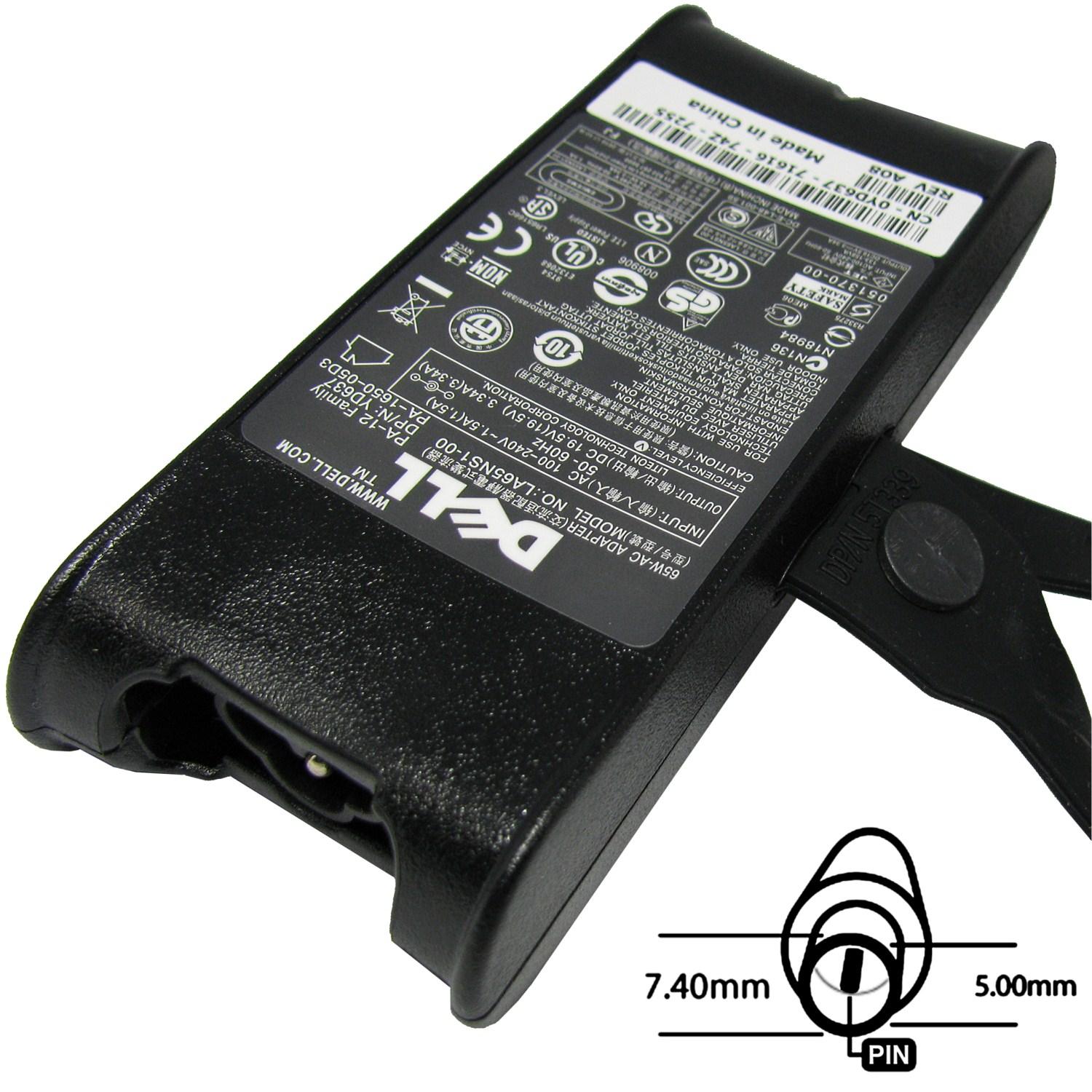 Fotografia produktu: Napájací adaptér 65W, 19,5V 7.4x5.0, originál DELL