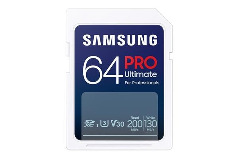 Samsung SDXC PRE ULTIMATE/SDXC/64GB/200MBps/UHS-I U3,V30