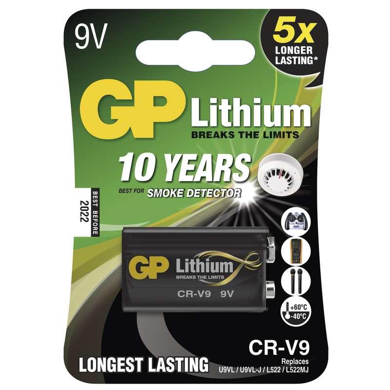 Fotografia produktu: Lítiová Batéria GP CR-V9 9V - 1ks