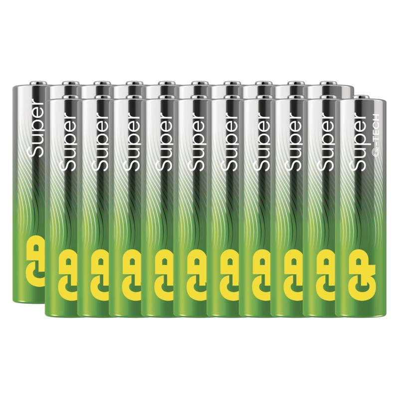 Fotografia produktu: GP Alkalická batéria SUPER AAA (LR03) - 20ks