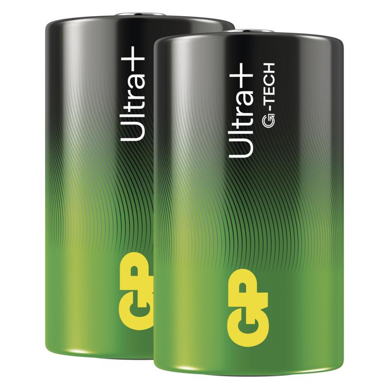 Fotografia produktu: GP Alkalická batéria ULTRA PLUS D (LR20) - 2ks