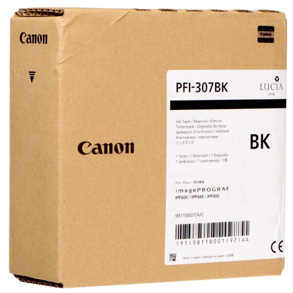 CANON PFI-307 BK - originálny