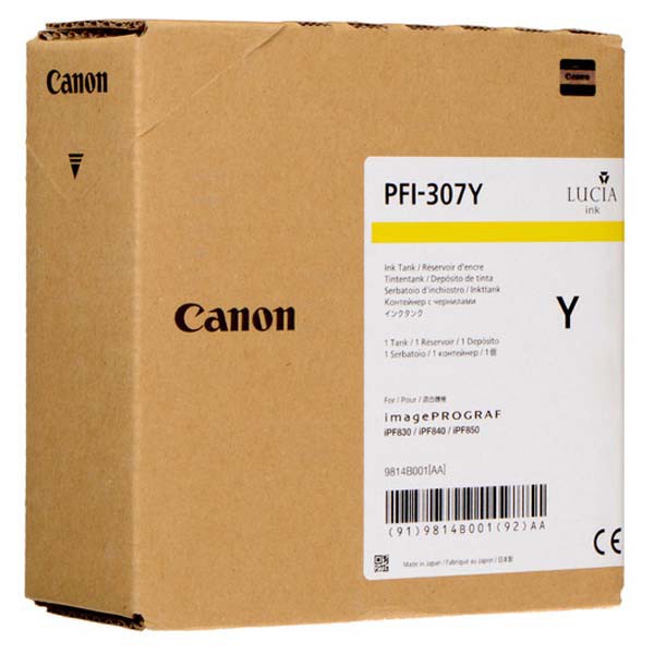 CANON PFI-307 Y - originálny