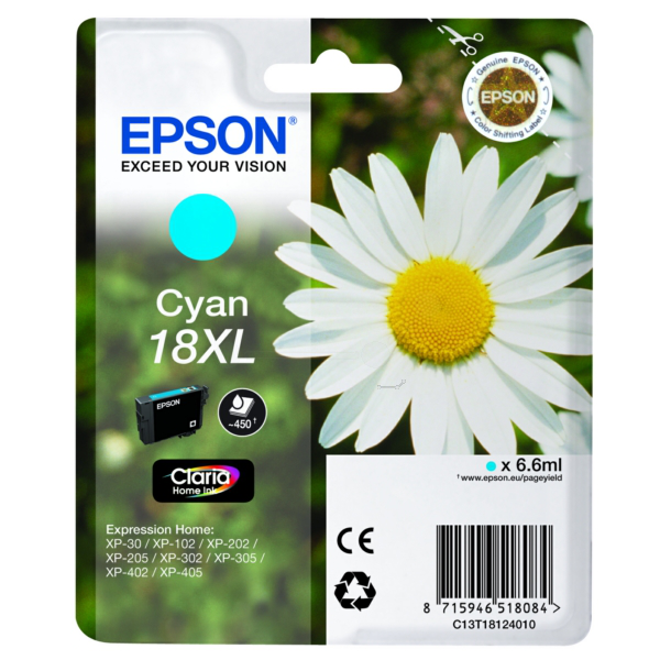 EPSON T1812 (C13T18124022) - originálny