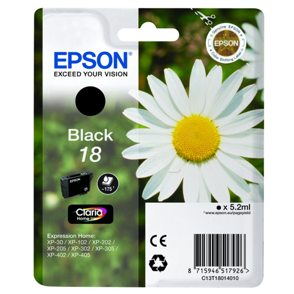EPSON T1801 (C13T18014022) - originálny