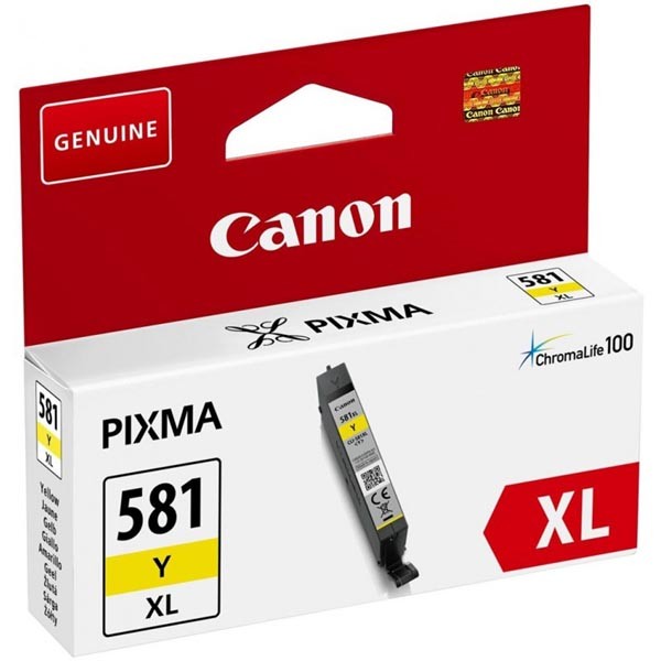 Canon CLI-581-Y XL Y - originálna cartridge, žltá, 8,3ml
