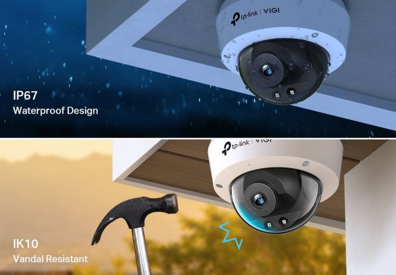 TP-Link VIGI C230 Mini (2.8mm) mini dome kamera, 3MP, 2.8mm