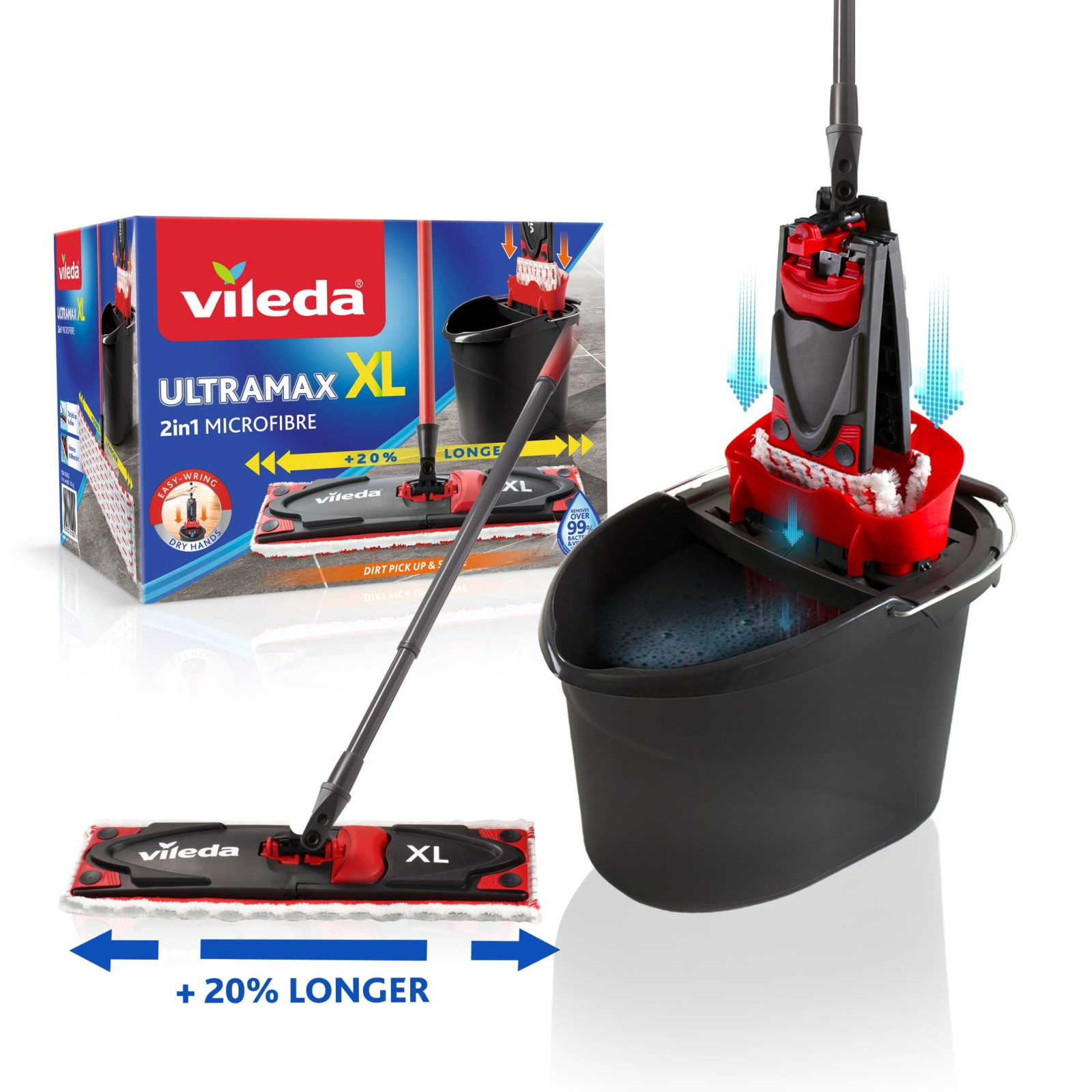 Vileda wismop microvezel 100 - Schoonmaakmiddelen kopen? | Korting tot 37