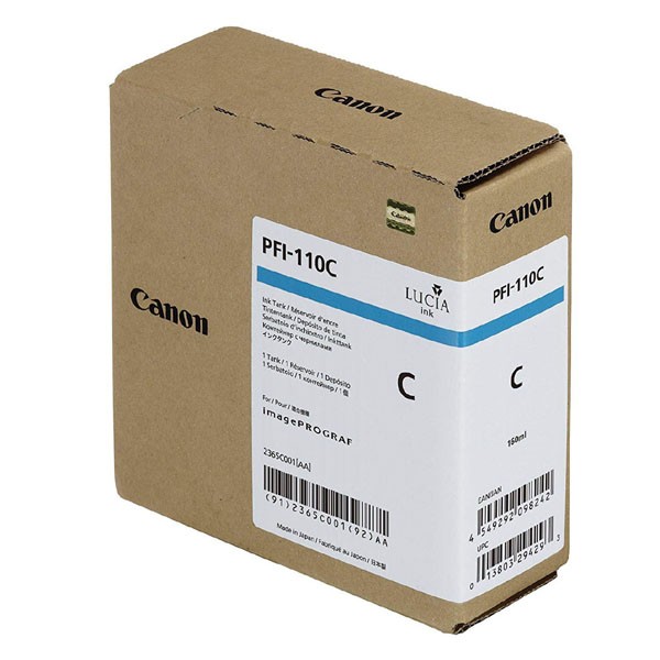 CANON PFI-110 C - originálny