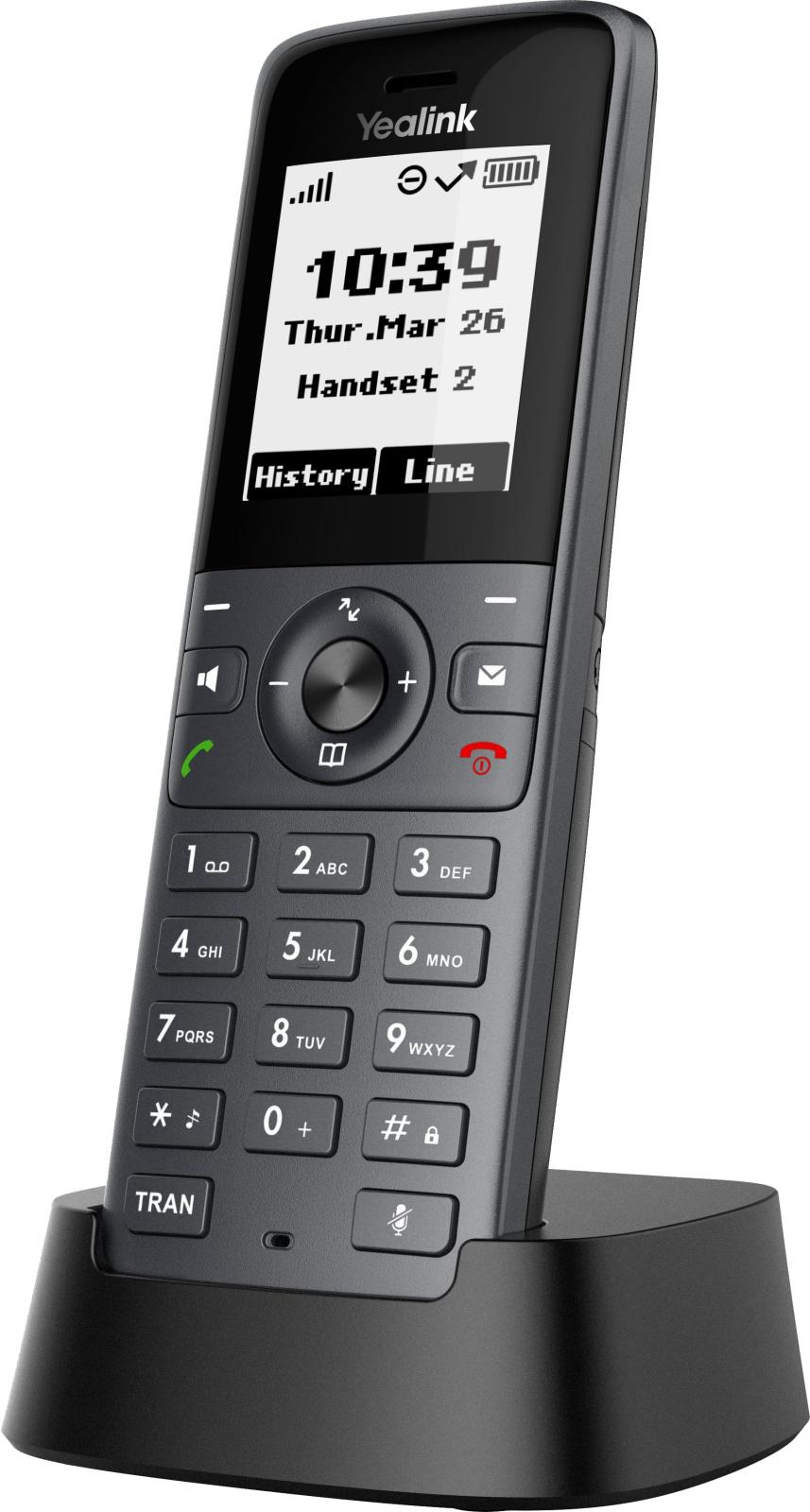 Fotografia produktu: Yealink W71H SIP DECT rúčka, 1,8" čiernobiely displej