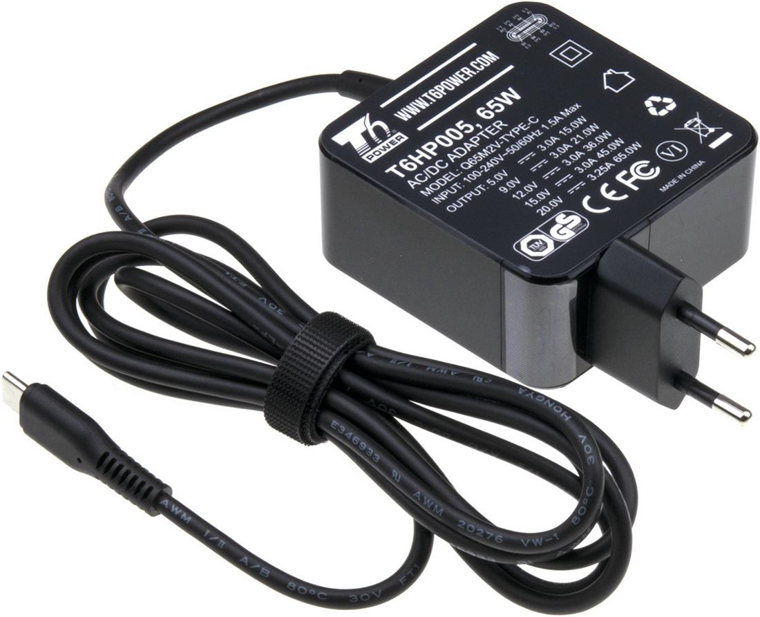 Fotografia produktu: T6 Power univerzálny adaptér k notebooku, 65W, USB-C