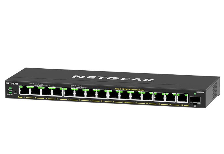 Fotografia produktu: NETGEAR 16PT GE PLUS SWCH W/POE+