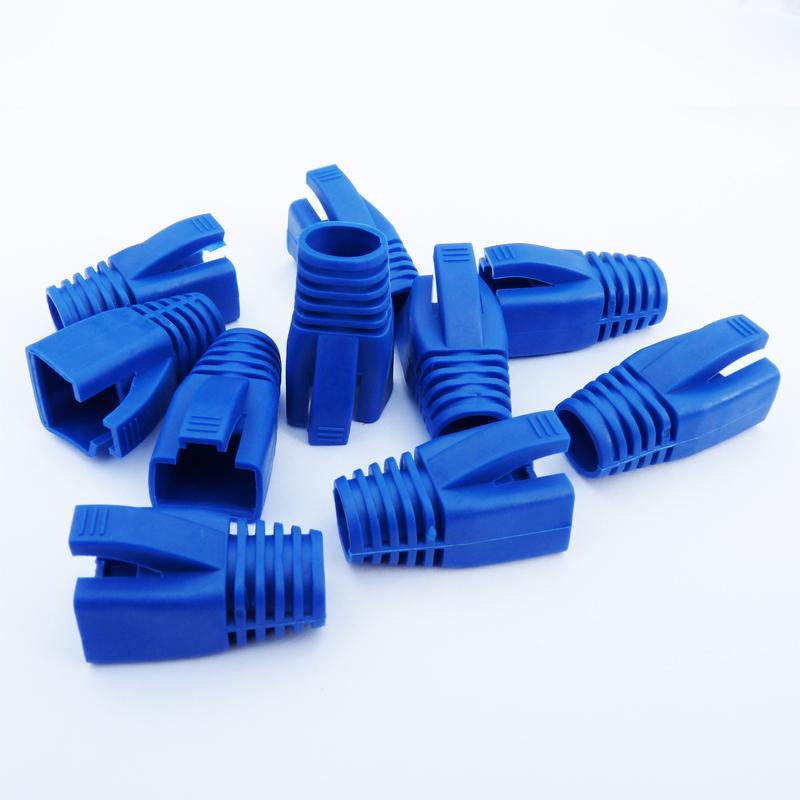 Fotografia produktu: DATACOM krytka pre RJ45 (CAT6A, CAT7) modrý (10ks)