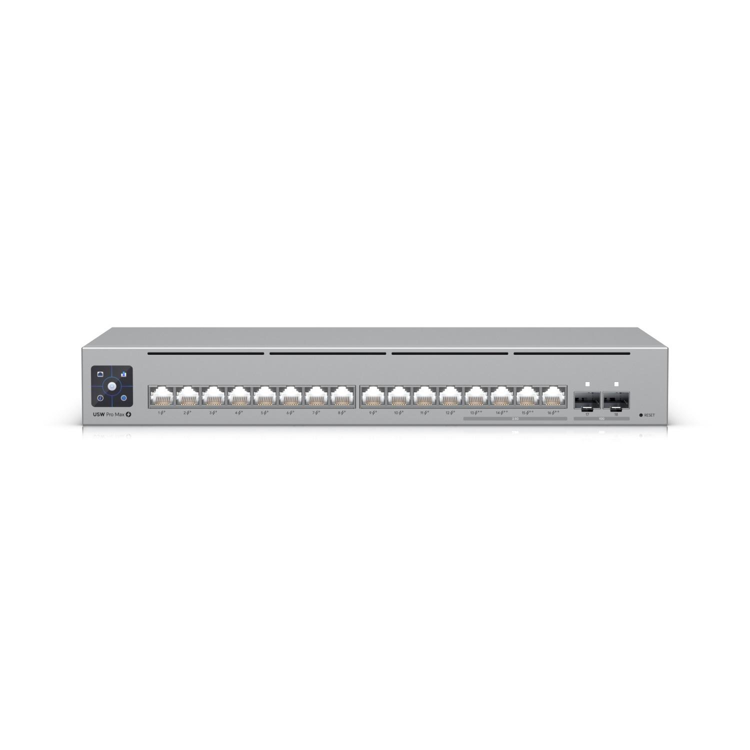 Fotografia produktu: Ubiquiti USW-Pro-Max-16-PoE, UniFi Switch Pro Max 16 PoE