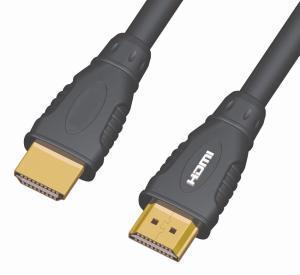 Fotografia produktu: PremiumCord Kábel HDMI A - HDMI AM/M 3m,zlac.kon.
