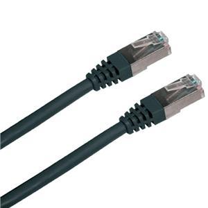 Fotografia produktu: Patch cord FTP cat5e 0,5M čierny