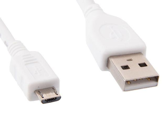 Fotografia produktu: GEMBIRD kábel microUSB - USB, 1m, biely