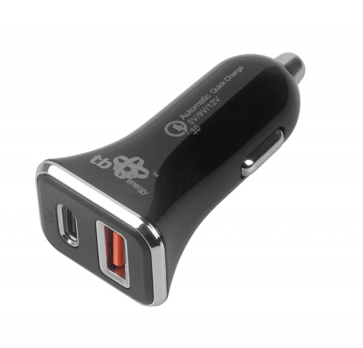 Fotografia produktu: TB Touch nabíjačka do auta, USB 3.0 + USB C