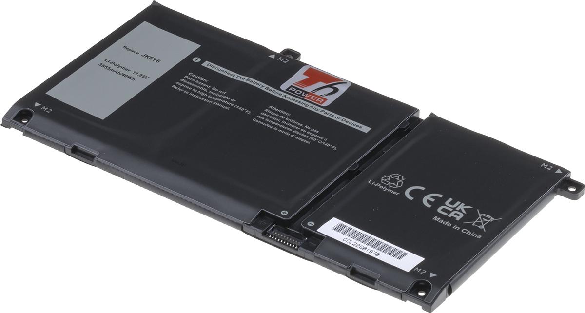 Fotografia produktu: Batéria T6 Power Dell Latitude 3410, 3510, Inspiron 5501, Vostro 5401, 3555mAh, 40Wh, 3cell, Li-pol
