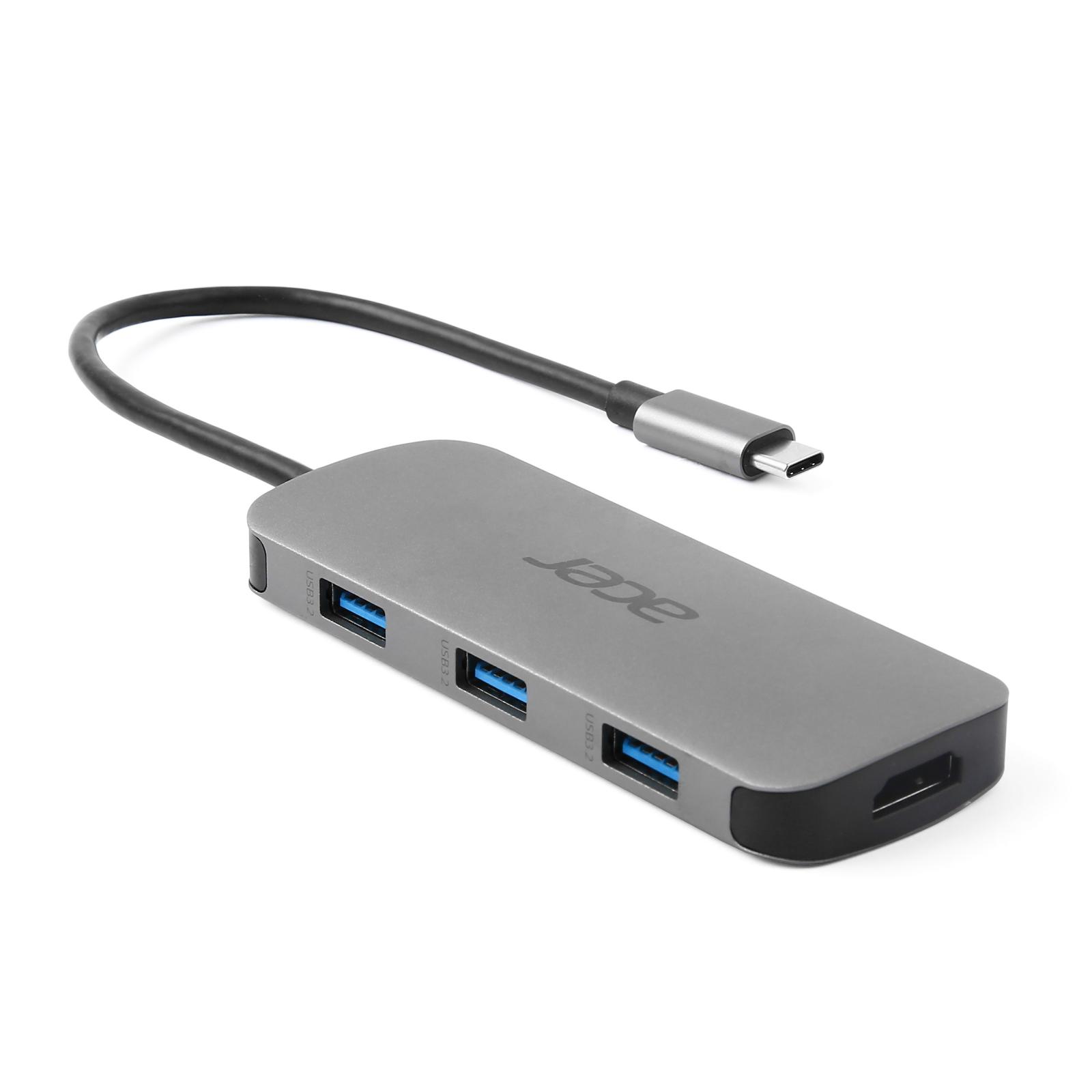 Fotografia produktu: Acer 7in1 USB-C dongle (HDMI, USB, USBC, SD, MicroSD)