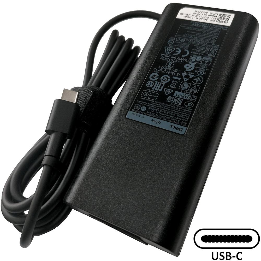 Fotografia produktu: Napájací adaptér 65W 5V/9V/15V/20V, USB-C, originál DELL CJG9W
