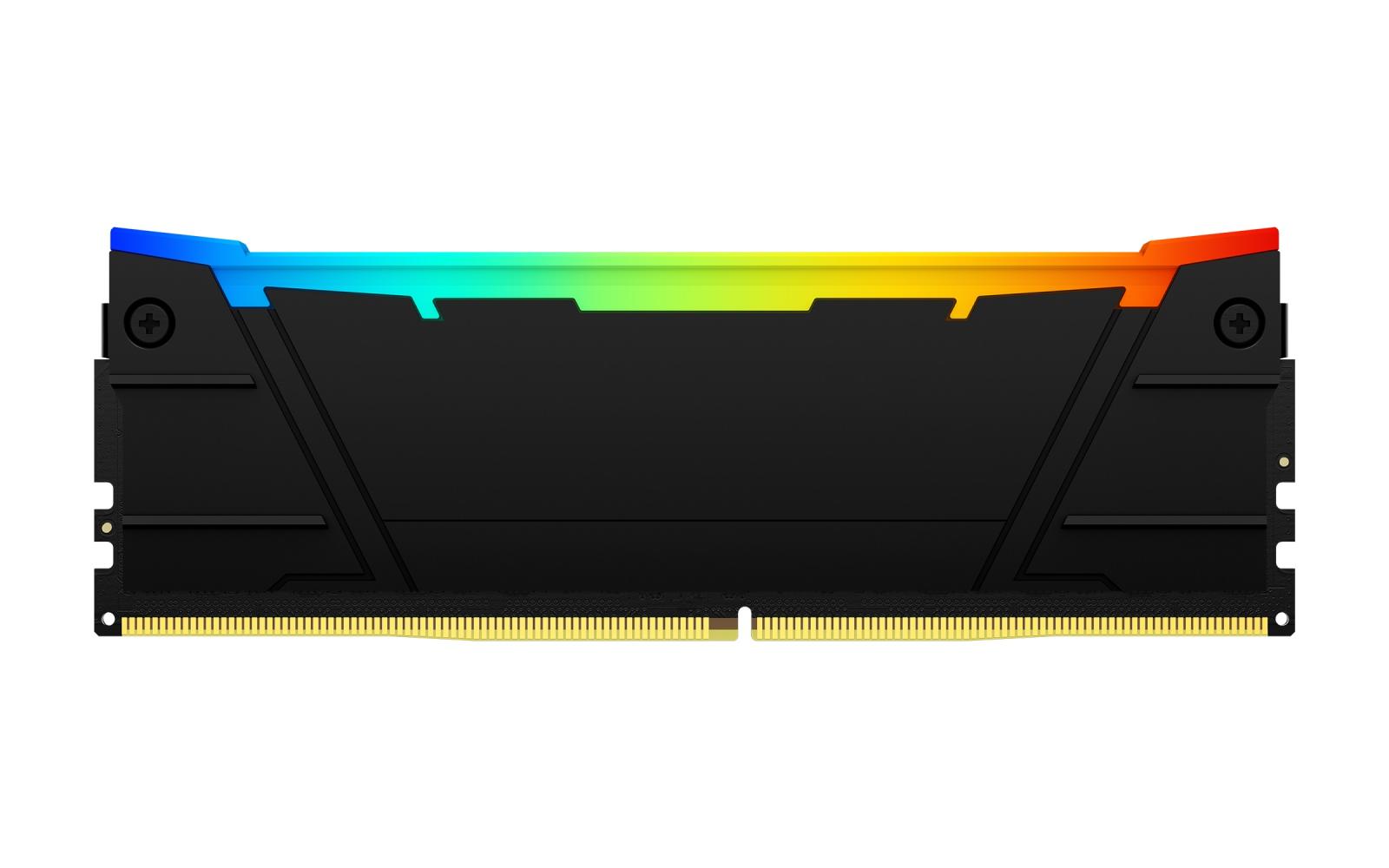Kingston FURY Renegade/DDR4/64GB/3600MHz/CL16/4x16GB/RGB/Black 