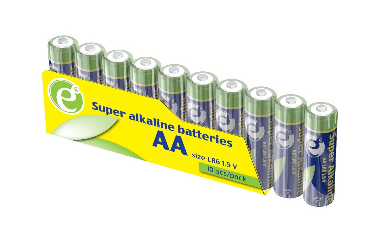 Fotografia produktu: GEMBIRD super alkaline batéria AA 10ks