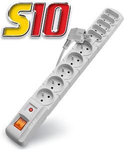 Fotografia produktu: Rozvodný panel ACAR S10/3m 5+5x220V čierny+prep.och