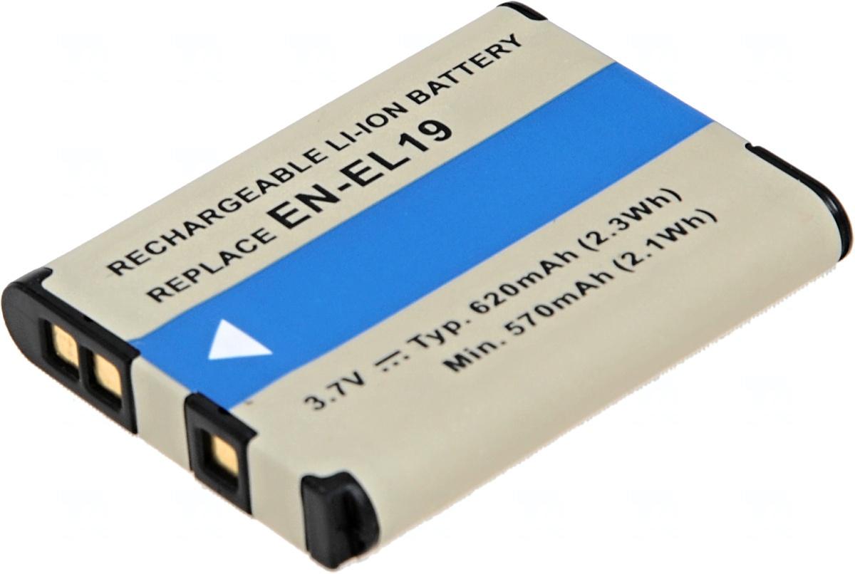 Fotografia produktu: Batéria T6 Power Nikon EN-EL19, Sony NP-BJ1, 620mAh, 2,3Wh