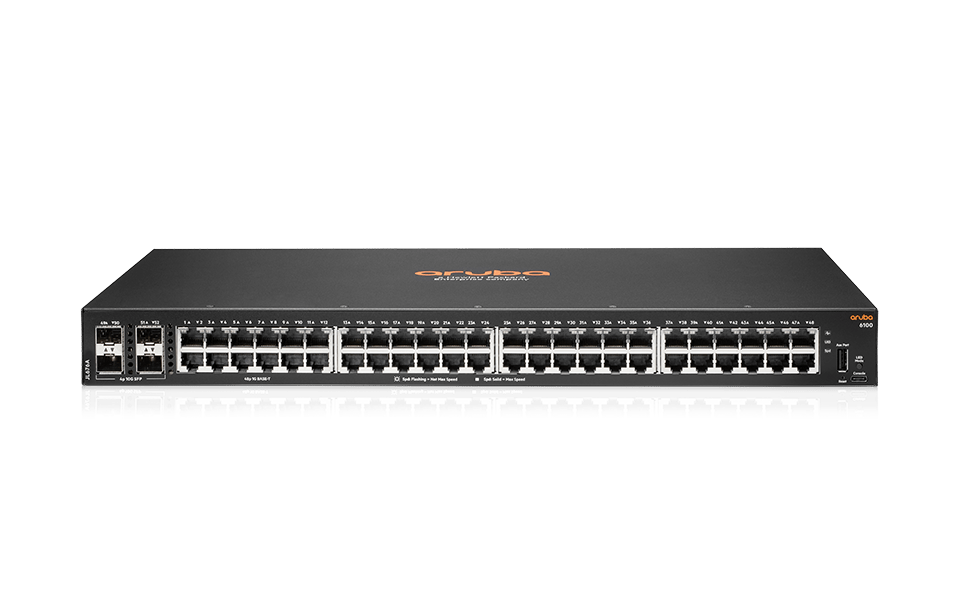 Fotografia produktu: Aruba 6100 48G 4SFP+ Switch