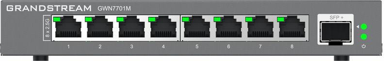 Fotografia produktu: Grandstream GWN7701M Unmanaged Network Switch 8x2,5Gb portov / 1 SFP+