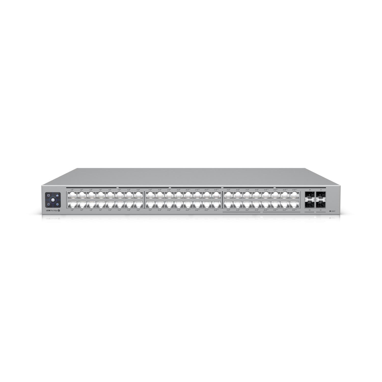 Fotografia produktu: Ubiquiti USW-Pro-Max-48-PoE, UniFi Switch Pro Max 48 PoE